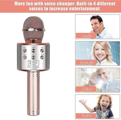 Bluetooth Karaoke Microphone - Mobile Phone Wireless Mic for Singing V1263-JX-3694