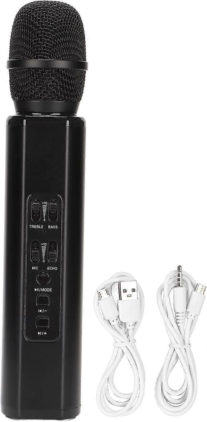 Wireless Vocal Microphone - Cordless Mic for Singing or Public Speaking (Black) V1263-JX-3697