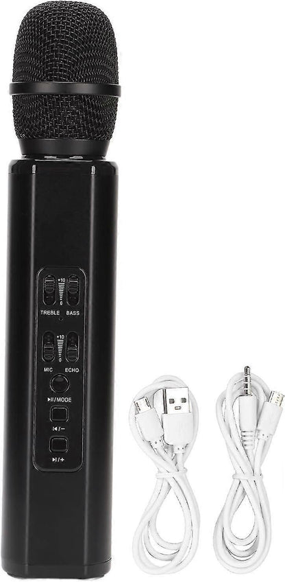 Wireless Vocal Microphone - Cordless Mic for Singing or Public Speaking (Black) V1263-JX-3697