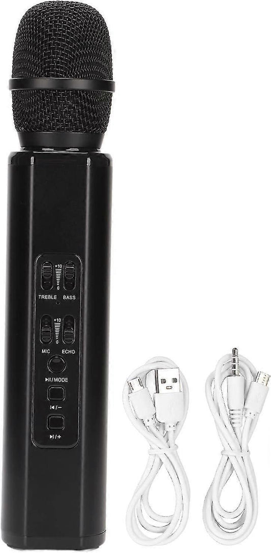 Wireless Vocal Microphone - Cordless Mic for Singing or Public Speaking (Black) V1263-JX-3697