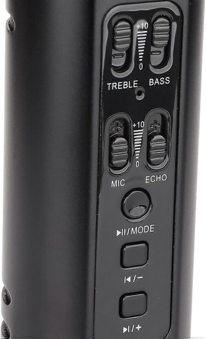 Wireless Vocal Microphone - Cordless Mic for Singing or Public Speaking (Black) V1263-JX-3697