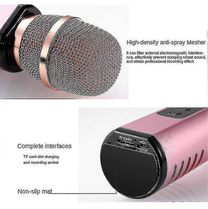 Multifunction Wireless Microphone - Audio Recording, Streaming, Singing Mic V1263-JX-3699