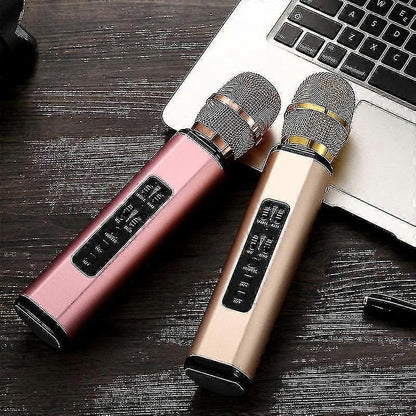 Multifunction Wireless Microphone - Audio Recording, Streaming, Singing Mic V1263-JX-3699