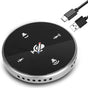 USB Conference Microphone - Omnidirectional Speakerphone for Meetings V1263-JX-3700