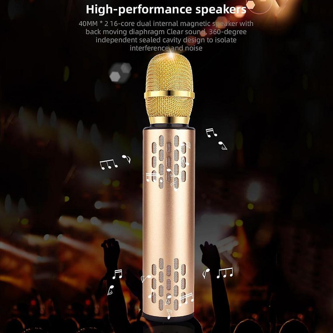 Bluetooth Karaoke Microphone - Portable Wireless Mic for KTV, iPad, Singing V1263-JX-3703