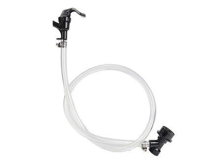 3/16 Inch Beer Line Liquid Ball Lock Assembly Kit for Home Brew Dispensing Keg-Black V1263-JX-371