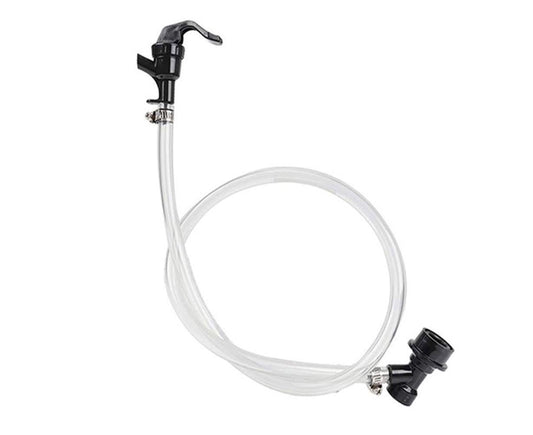 3/16 Inch Beer Line Liquid Ball Lock Assembly Kit for Home Brew Dispensing Keg-Black V1263-JX-371