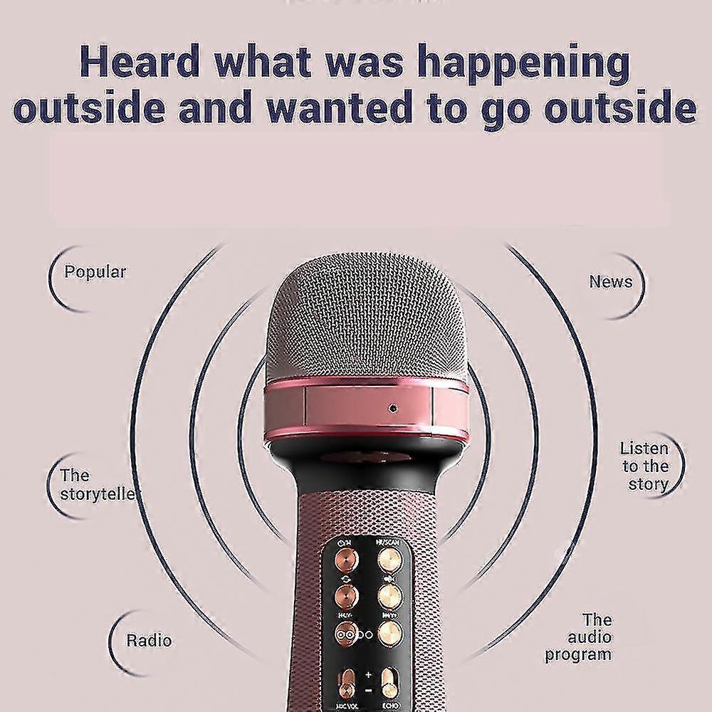 Wireless babies Microphone - Handheld Mic with Built-in Speaker V1263-JX-3711