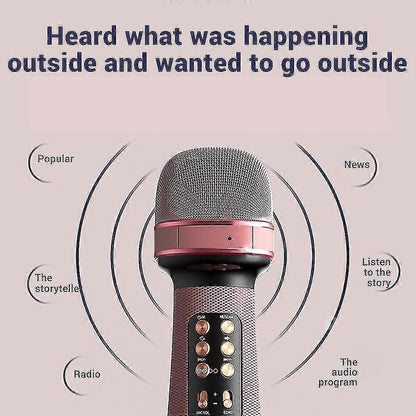 Wireless babies Microphone - Handheld Mic with Built-in Speaker V1263-JX-3711