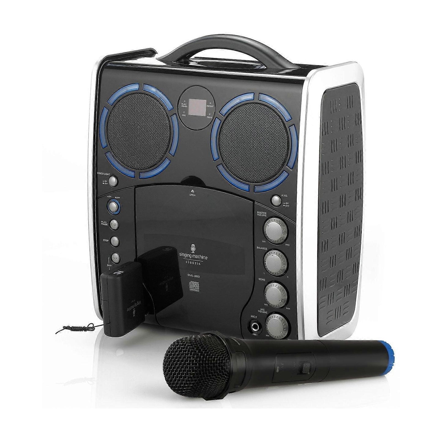 Wireless Bluetooth Karaoke Microphone - Handheld Mic with Receiver System V1263-JX-3713