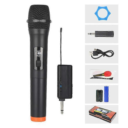 Wireless Bluetooth Karaoke Microphone - Handheld Mic with Receiver System V1263-JX-3713
