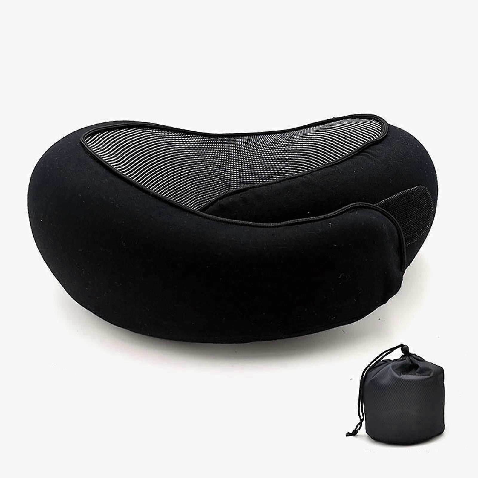 Travel Neck Pillow - Memory Foam U-Shape Pillow for Airplane and Road Trips V1263-JX-3718