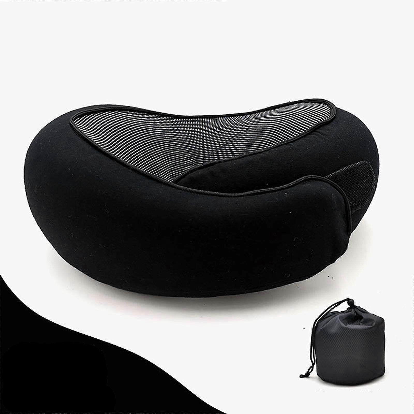 Travel Neck Pillow - Memory Foam U-Shape Pillow for Airplane and Road Trips V1263-JX-3718
