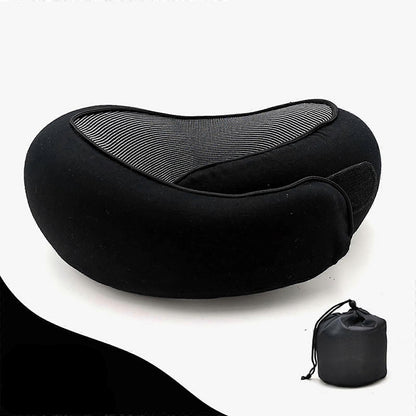 Travel Neck Pillow - Memory Foam U-Shape Pillow for Airplane and Road Trips V1263-JX-3718