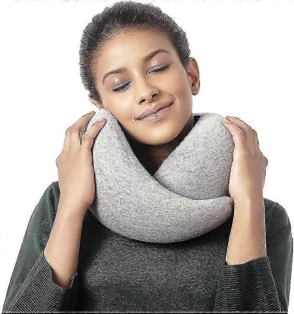 Luxury Memory Foam Travel Pillow - Neck Support for Car,Flight,and Office Use V1263-JX-3719