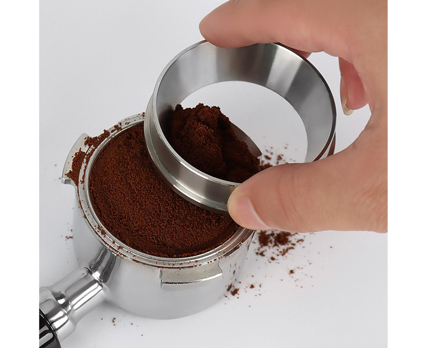 Dosing Ring Stainless Steel Espresso Dosing Funnel-53mm V1263-JX-372