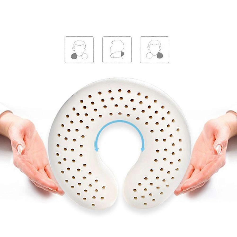 U-Shaped Neck Support Pillow - Memory Foam Travel Pillow for Plane,Car,and Office V1263-JX-3722