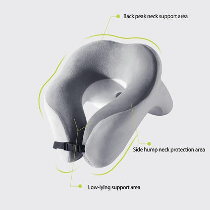 Foam Neck Support Pillow - U-Shaped Travel Pillow for Neck and Spine Alignment V1263-JX-3723
