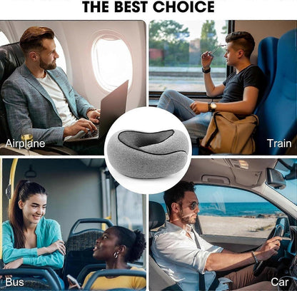 Travel Neck Pillows for Airplane Travel Comfort Support Cushion V1263-JX-3729