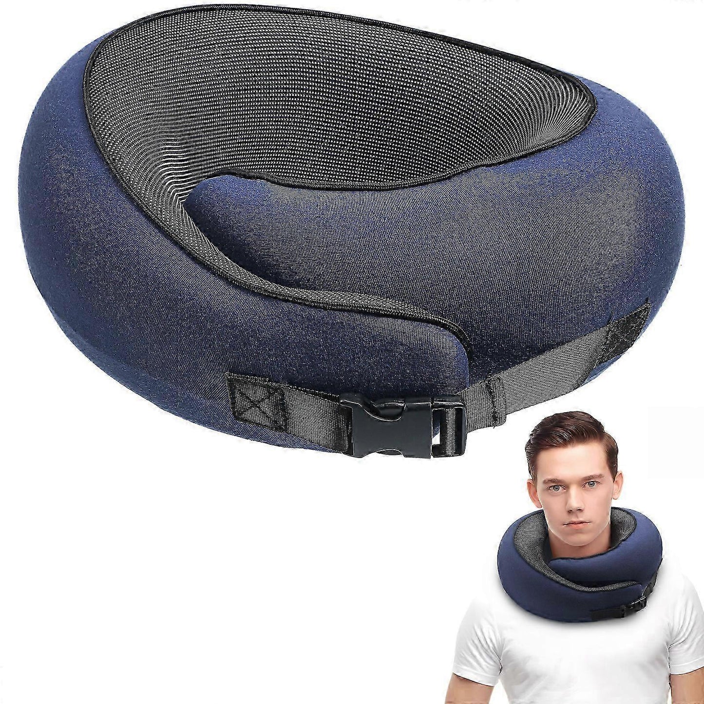 Travel Pillow Neck Support Headrest Pillow for Comfort Travel V1263-JX-3731