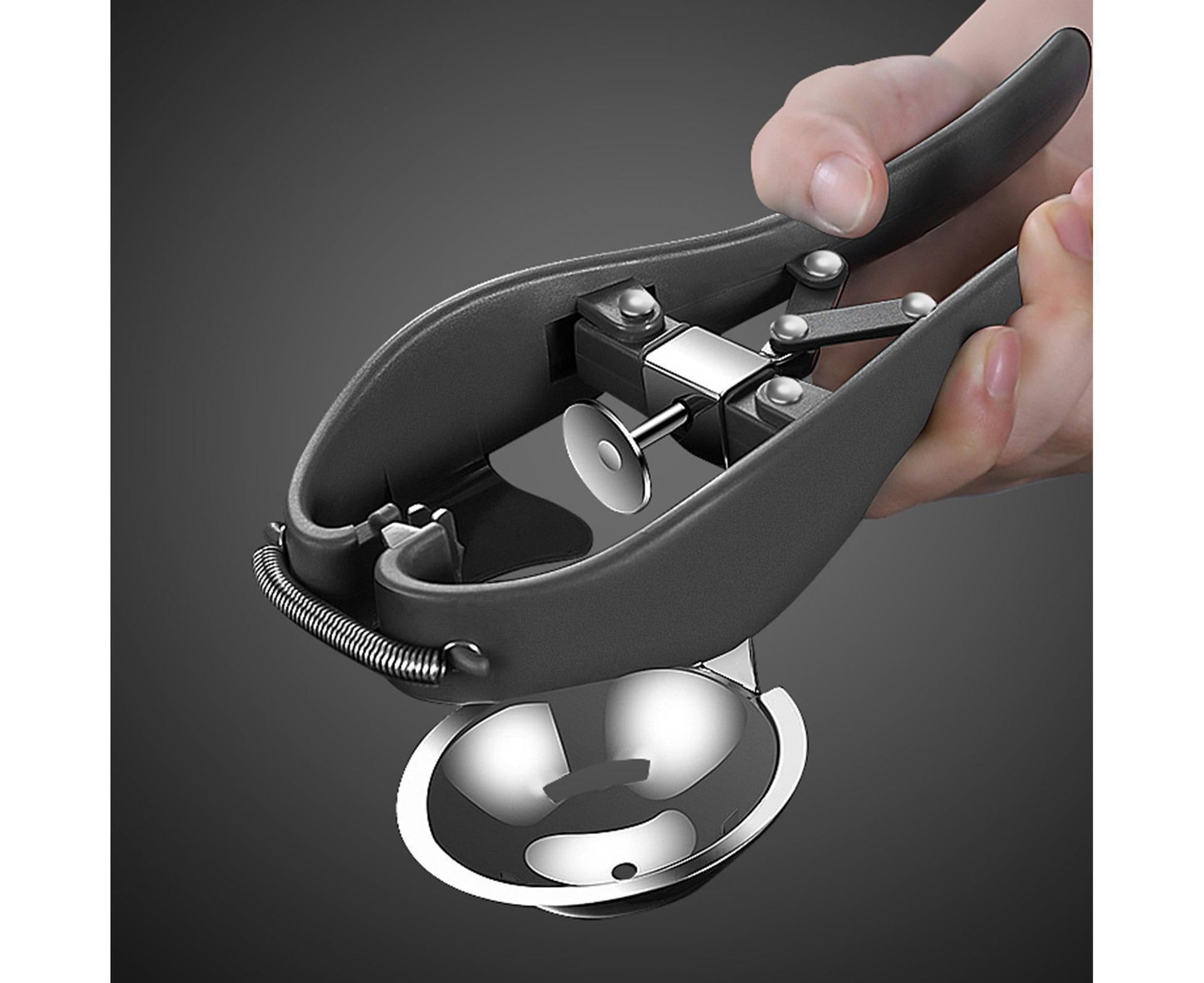 Egg Opener Detachable Filter Kitchen Egg Scissors -Black V1263-JX-374
