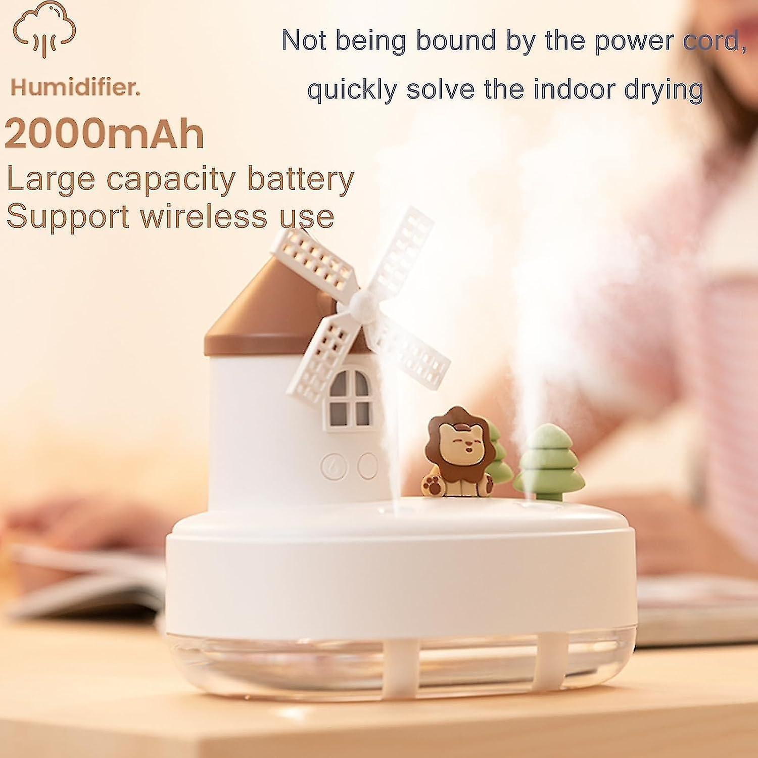 Wireless Mini Humidifier for Bedroom, Portable Babies Humidifier V1263-JX-3744