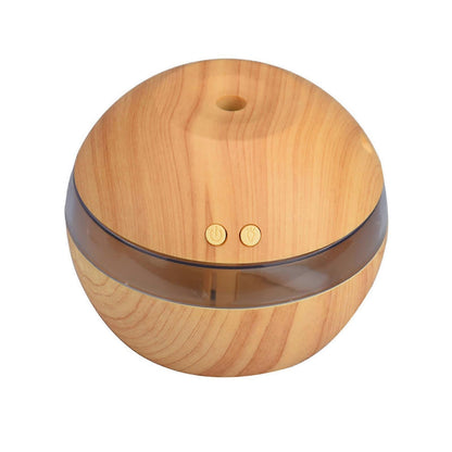 Wood Grain USB Humidifier, Round Aroma Diffuser, Mini Cool Mist Maker V1263-JX-3748