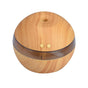 Wood Grain USB Humidifier, Round Aroma Diffuser, Mini Cool Mist Maker V1263-JX-3748