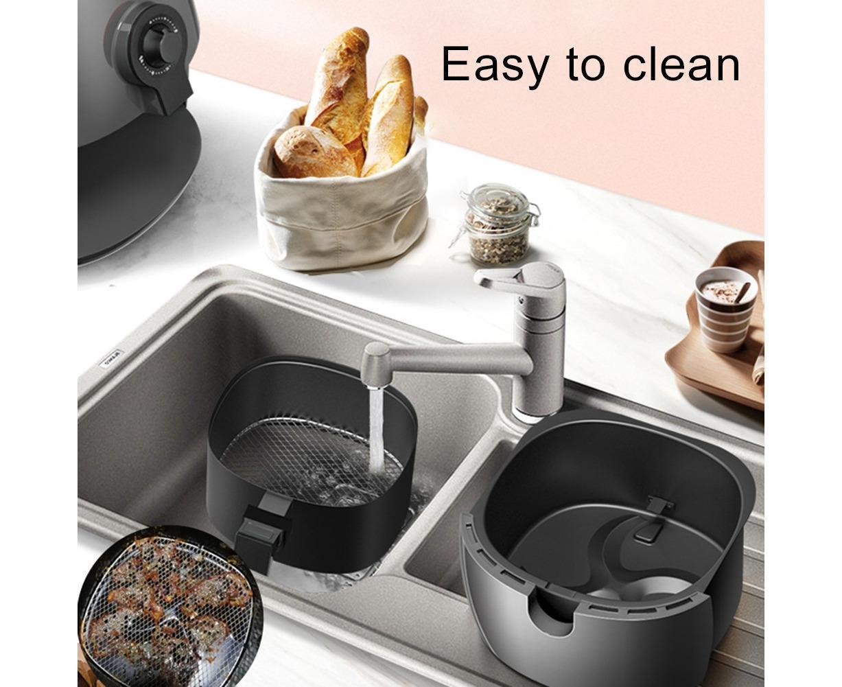 100Pcs Non-Stick Oilproof Barbecue Kitchen Oven Baking Pan BBQ Liner Papers Mats-Khaki 8.5 inch V1263-JX-375