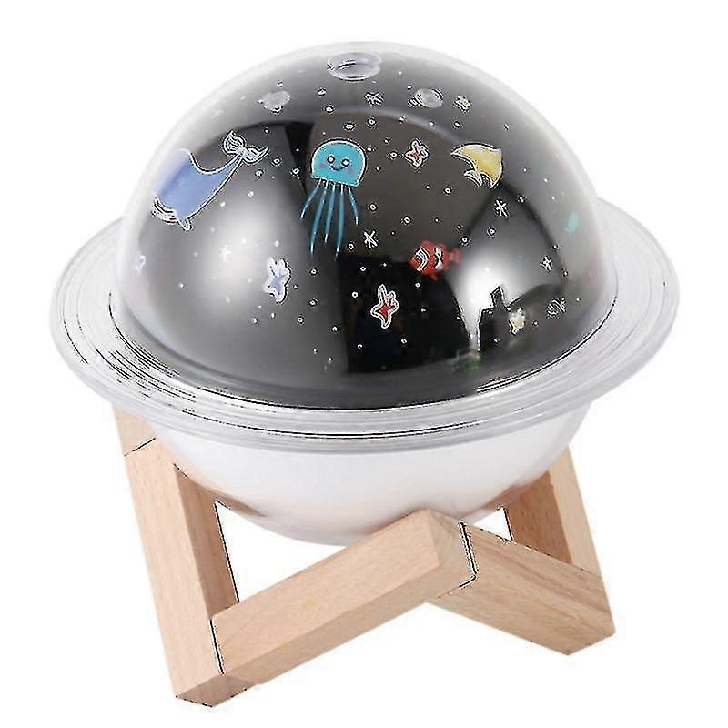 Planet Humidifier with Light, 250ml Mini Air Humidifier for Home or Desk V1263-JX-3754