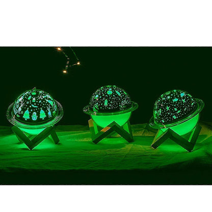 Christmas Planet Humidifier with Night Light, 250ml Air Mist Maker V1263-JX-3755