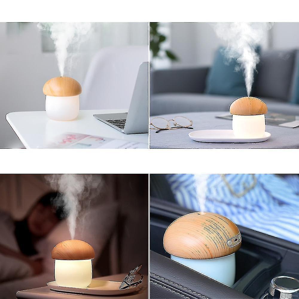 250ml Mushroom Humidifier with Night Light, Mini Mist Humidifier V1263-JX-3758