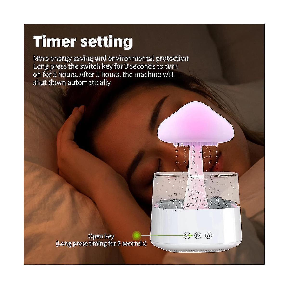 Rain Cloud Humidifier Diffuser, USB Mini Desktop Humidifier V1263-JX-3761