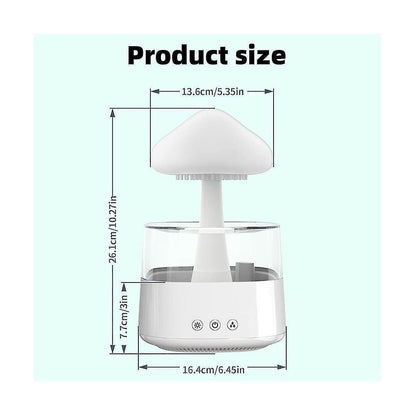 Rain Cloud Humidifier Diffuser, USB Mini Desktop Humidifier V1263-JX-3761