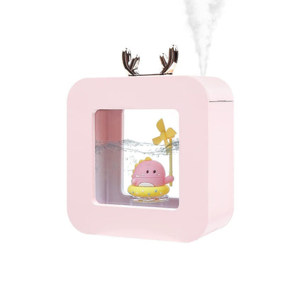 400ml Cool Mist Humidifier for Bedroom, Night Light Essential Oil Diffuser V1263-JX-3766
