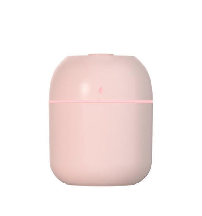 220ml Pink Air Humidifier for Bedroom, Simple USB Mini Mist Humidifier V1263-JX-3775