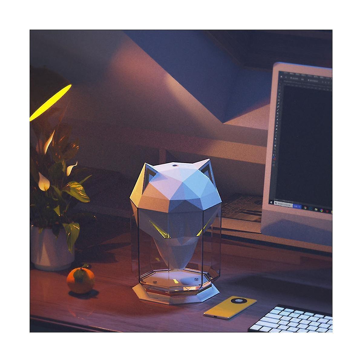650ml Wolf Shaped Cool Mist Humidifier for Bedroom, Gaming Desk Humidifier V1263-JX-3779