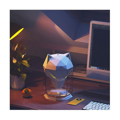 650ml Wolf Shaped Cool Mist Humidifier for Bedroom, Gaming Desk Humidifier V1263-JX-3779