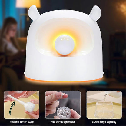 500ml Quiet White Humidifier for Bedroom, Plants, Babies Room V1263-JX-3785