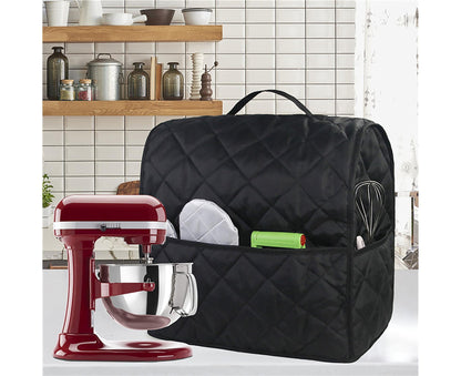 Mixer Cover Soft Touching with Pockets 5 Colors secure to Use Dust Cover for Kitchen-Black V1263-JX-379