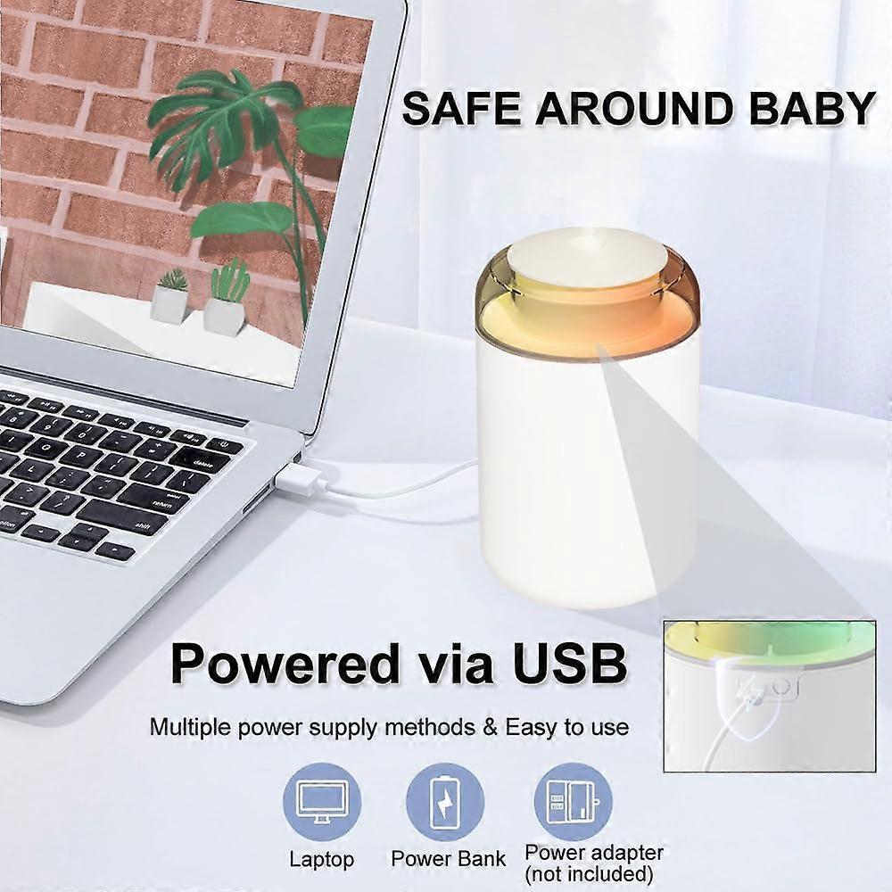 Cool Mist Air Humidifier with Night Light, Portable USB Humidifier V1263-JX-3790