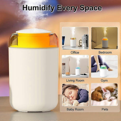 Cool Mist Air Humidifier with Night Light, Portable USB Humidifier V1263-JX-3790