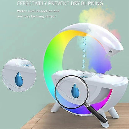 800ml Anti-Gravity Rain Cloud Humidifier, Cool Mist Humidifier with 7-Color Light V1263-JX-3792