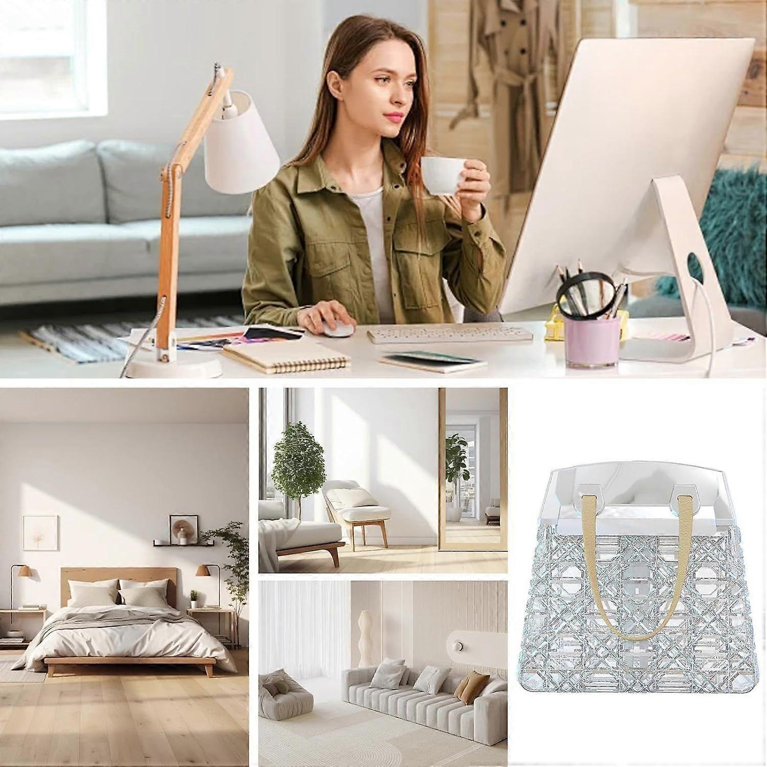 USB Humidifier, Mini Quiet Desktop Humidifier Diffuser for Bedroom or Travel V1263-JX-3793
