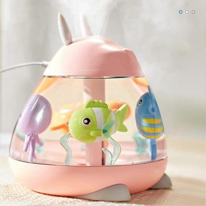 Portable USB Desk Humidifier, Silent Mini Mist Maker for Home, Travel, Office V1263-JX-3796