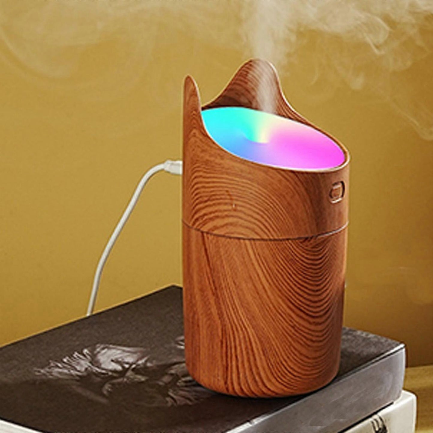 Mini Cool Mist Humidifier with Ambient Light, Quiet Personal Air Humidifier for Bedroom V1263-JX-3798