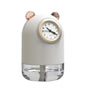 USB Car Humidifier with Quartz Clock, Mini Mist Maker for Home or Vehicle V1263-JX-3800