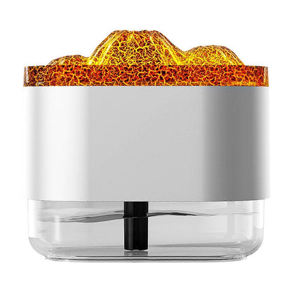 300ml Flame Effect Aromatherapy Humidifier with LED Light, Quiet USB Humidifier V1263-JX-3801