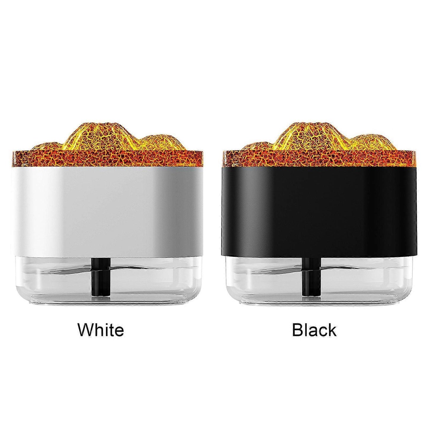 300ml Flame Effect Aromatherapy Humidifier with LED Light, Quiet USB Humidifier V1263-JX-3801