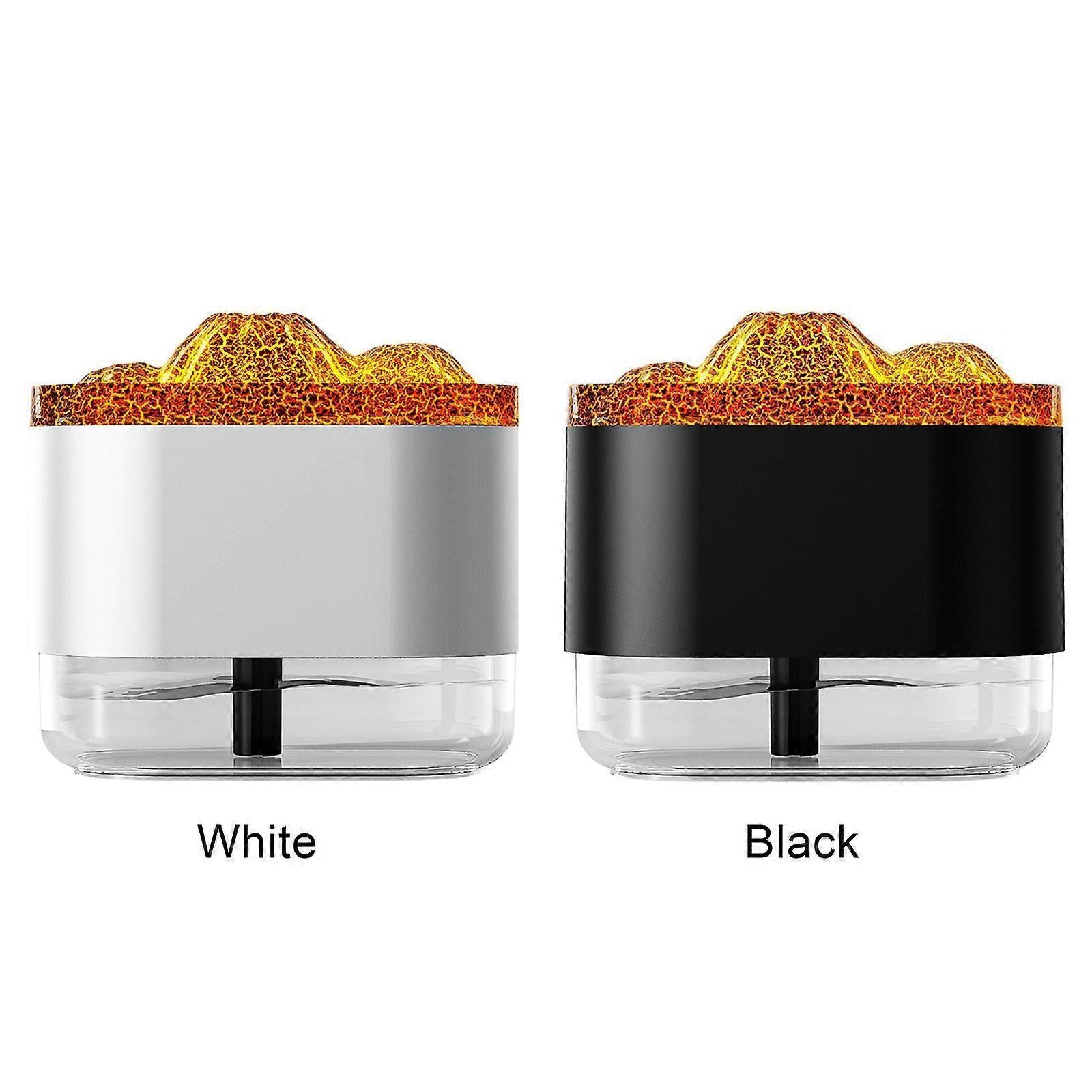 300ml Flame Effect Aromatherapy Humidifier with LED Light, Quiet USB Humidifier V1263-JX-3801